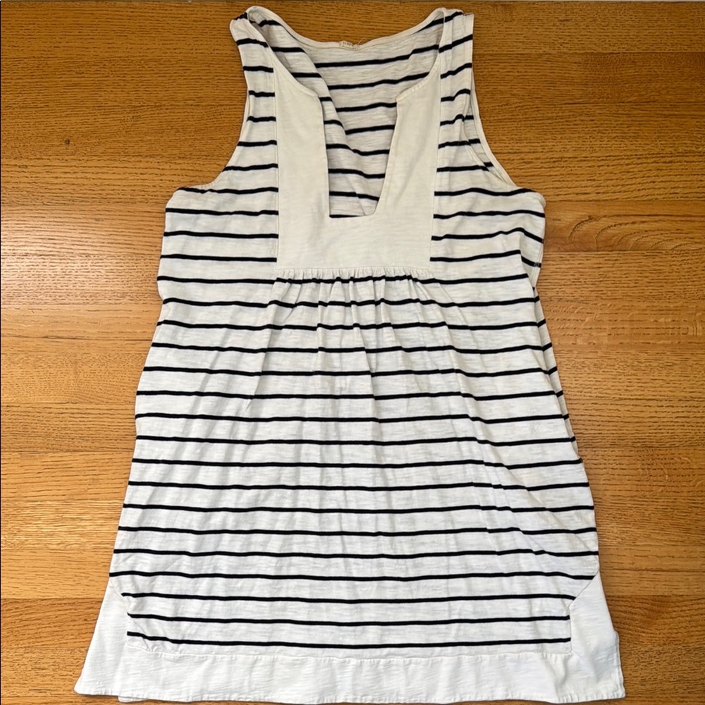 J. Crew Striped Swim Coverup
